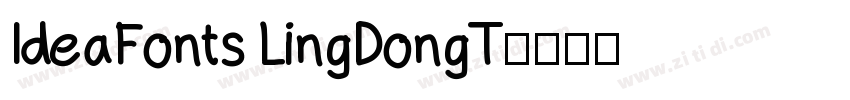 IdeaFonts LingDongT字体转换